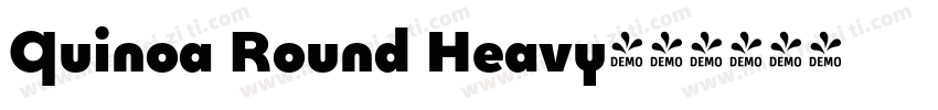 Quinoa Round Heavy字体转换